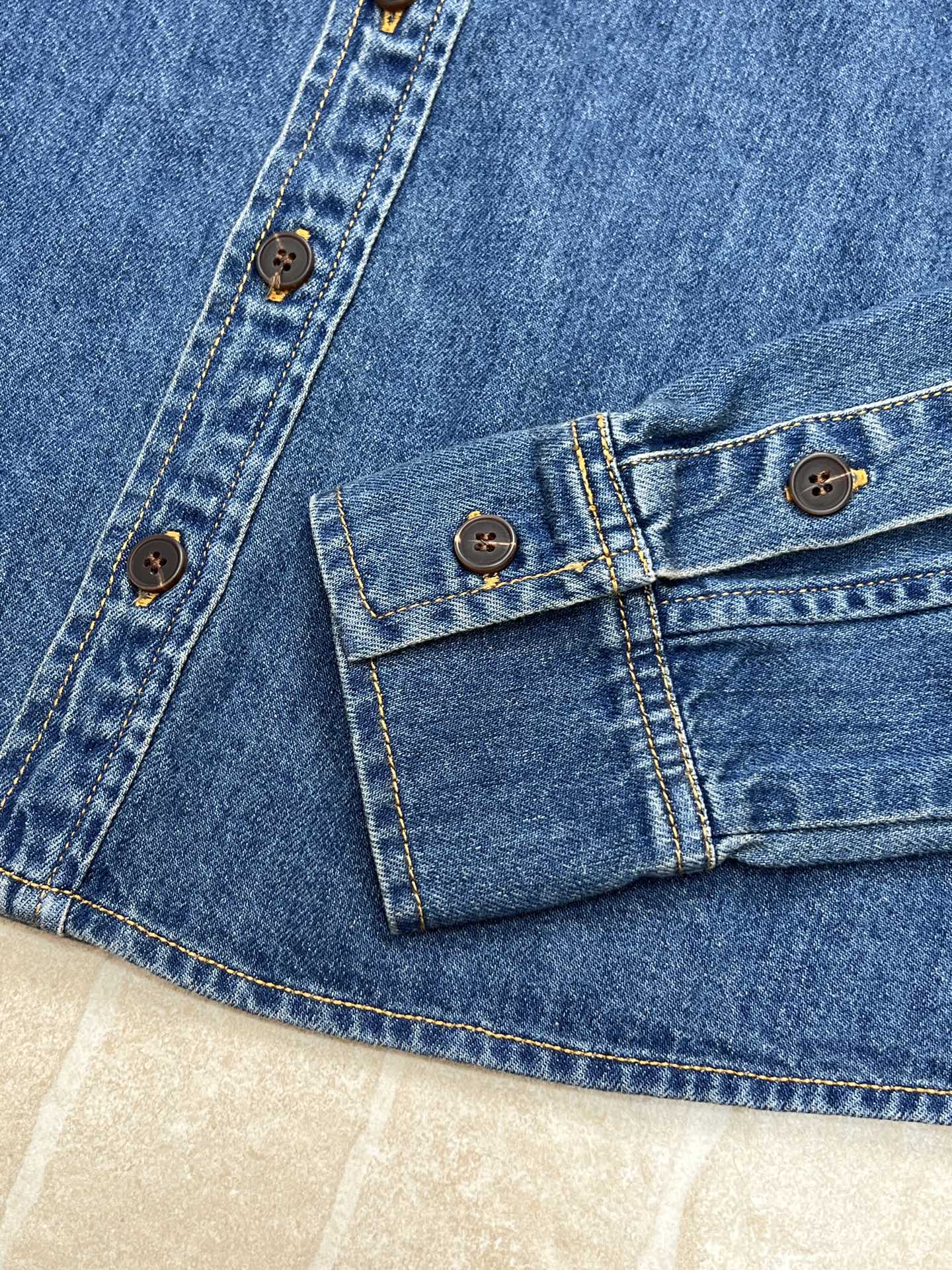 YSL 26S DENIM SHIRT 442