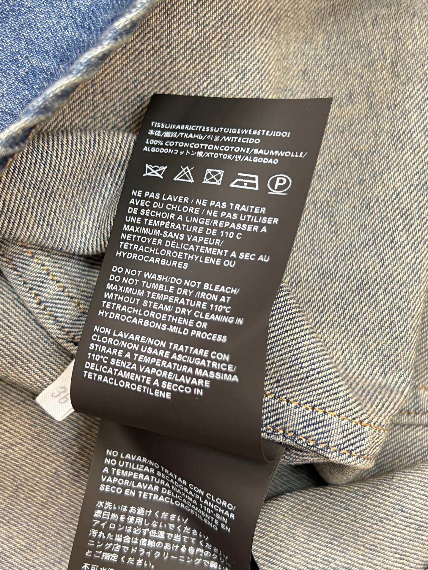 YSL 26S DENIM SHIRT 442