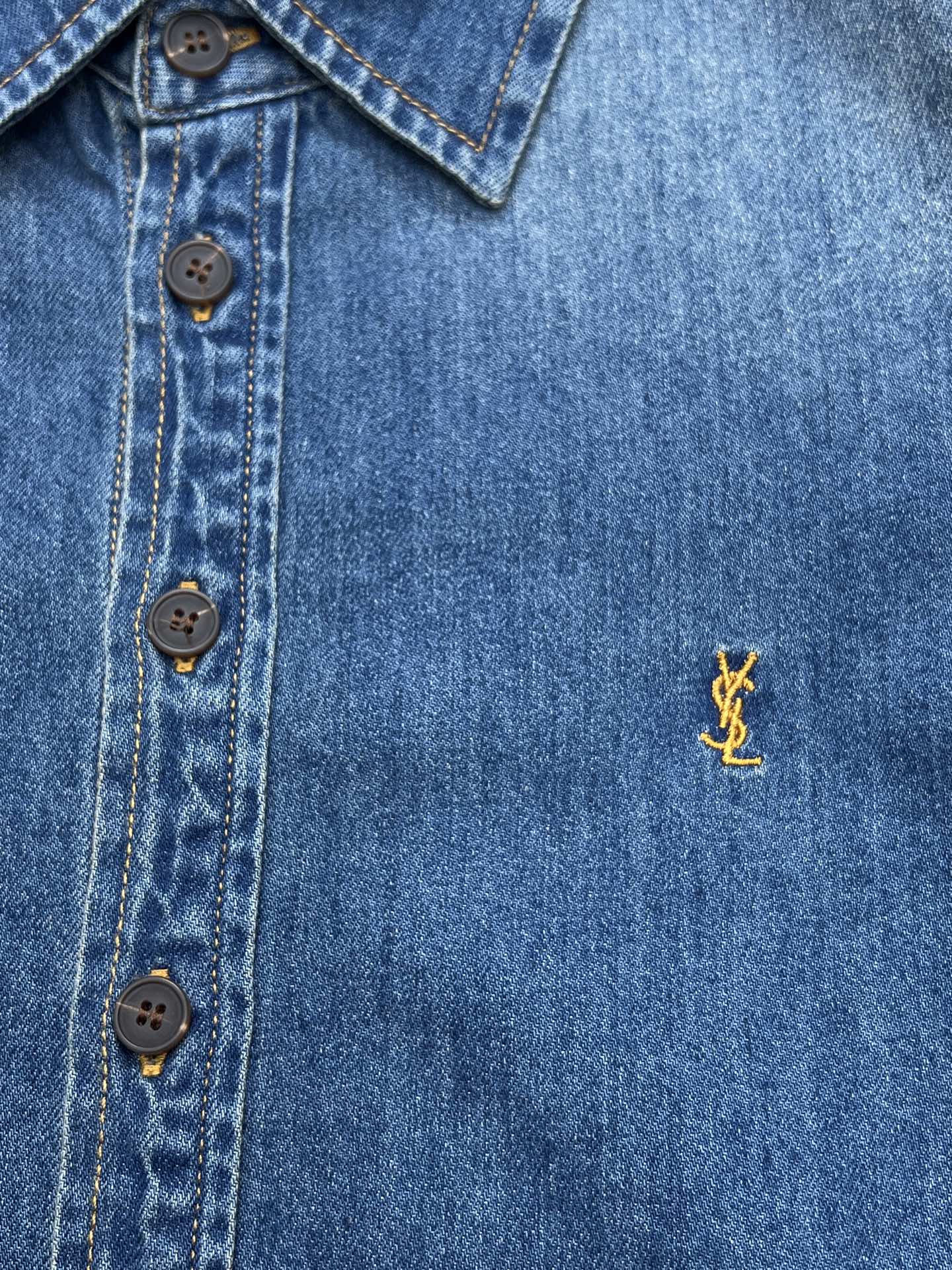 YSL 26S DENIM SHIRT 442