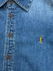 YSL 26S DENIM SHIRT 442