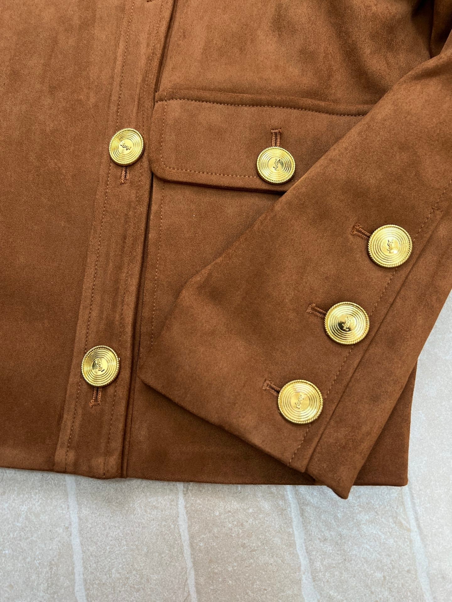 YSL 26S ROUND NECK JACKET 441