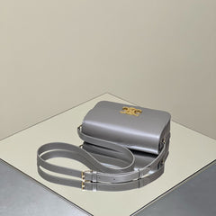 MINI CLAUDE 22 SHINY CALFSKIN SILVER