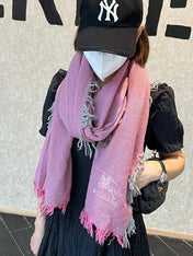 SCARF 200 CM IN FLAMINGO PINK CASHMERE 410225