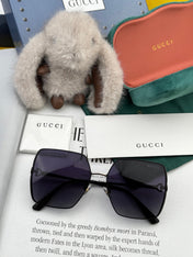 SQUARE FRAME SUNGLASSES G9638 IN METAL
