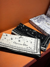 DIOR SCARF 140 CM IN SILK-CASHMERE BLEND 735816