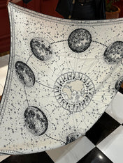 DIOR SCARF 140 CM IN SILK-CASHMERE BLEND 735817