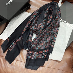 CHANEL 25S SCARF 200 IN CASHMERE 931462