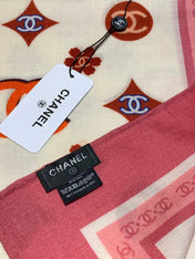 CHANEL 25S SCARF 140 IN CASHMERE 931507