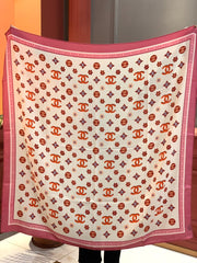 CHANEL 25S SCARF 140 IN CASHMERE 931507