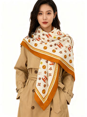 CHANEL 25S SCARF 140 IN CASHMERE 931508