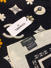 CHANEL 25S SCARF 140 IN CASHMERE 931509