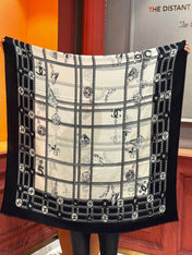 CHANEL 25S SCARF 200 IN CASHMERE 931948