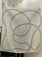 CHANEL 25S SCARF 135 IN SILK AND CASHMERE 932009