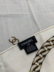CHANEL 25S SCARF 135 IN SILK AND CASHMERE 932009