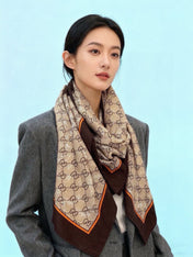 GUCCI 26S SCARF 135 IN CASHMERE AND SILK 315168