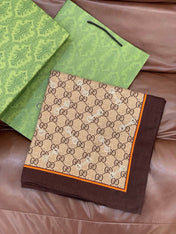 GUCCI 26S SCARF 135 IN CASHMERE AND SILK 315168