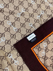 GUCCI 26S SCARF 135 IN CASHMERE AND SILK 315168