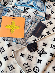 LV 26S SCARF 135 IN CASHMERE AND SILK 319848