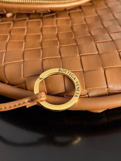 MEDIUM GEMELLI SHOULDER BAG 36 IN BROWN LAMBSKIN