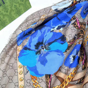 GUCCI 26S SCARF 140 IN CASHMERE AND SILK 309775