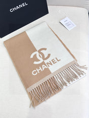 CHANEL 25S SCARF 184 IN MERINO WOOL 727323