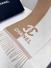 CHANEL 25S SCARF 184 IN MERINO WOOL 727323