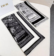 DIOR SCARF 110 CM IN SILK 730652