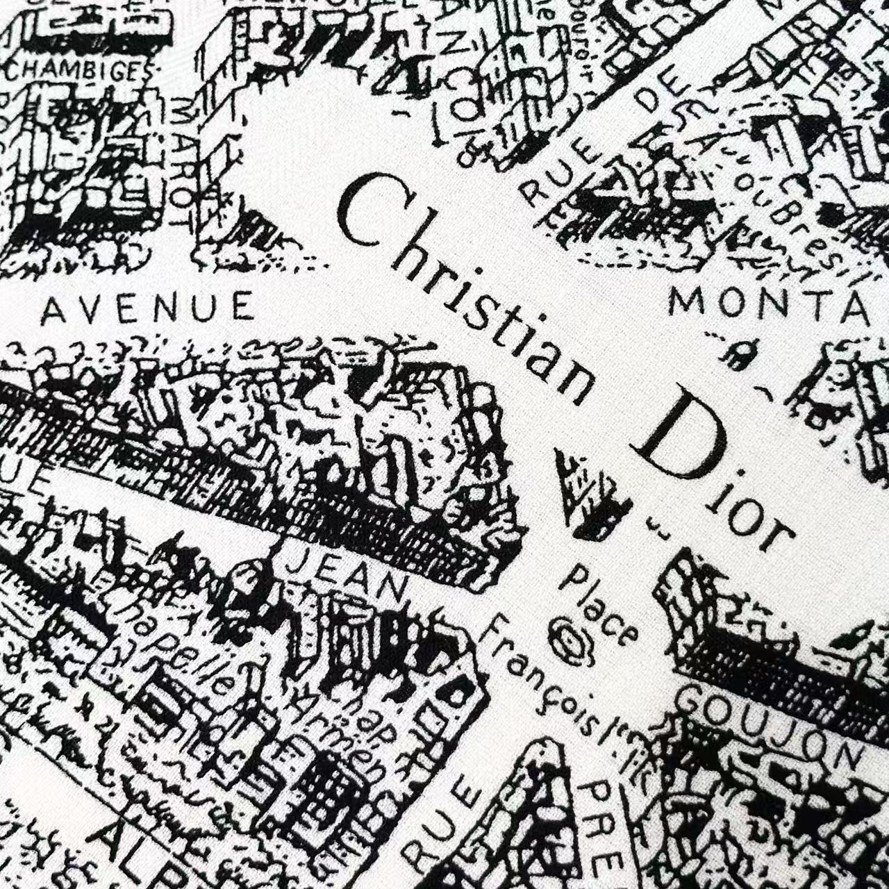 DIOR SCARF 110 CM IN SILK 730652