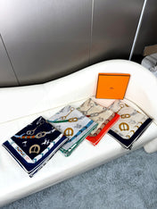 HERMES 25S SCARF 135 IN CASHMERE SILK 737308