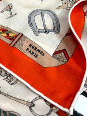 HERMES 25S SCARF 135 IN CASHMERE SILK 737310