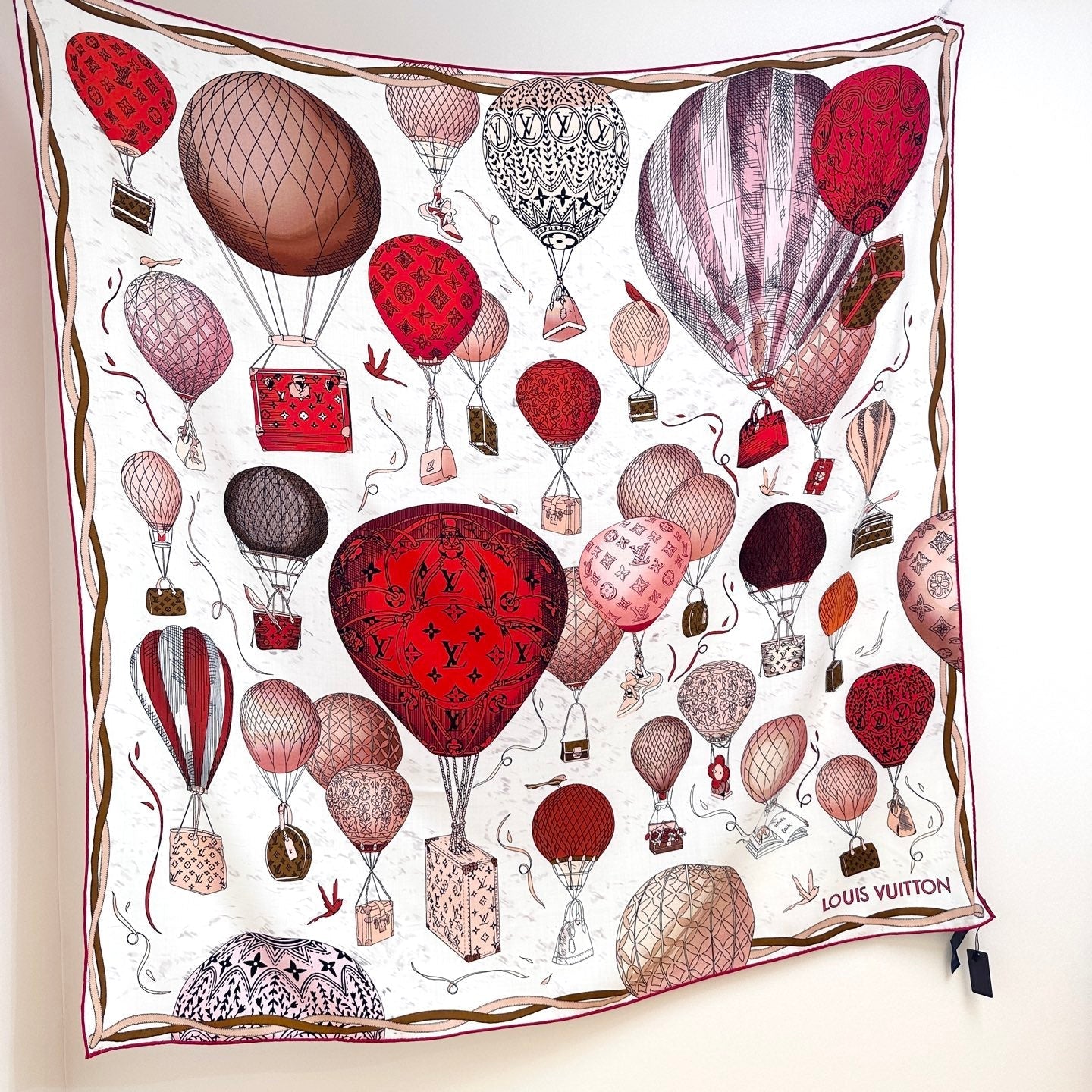 LV 26S SCARF 140 IN CASHMERE AND SILK 319695