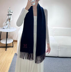 HERMES 25S SCARF 190 IN CASHMERE 985998