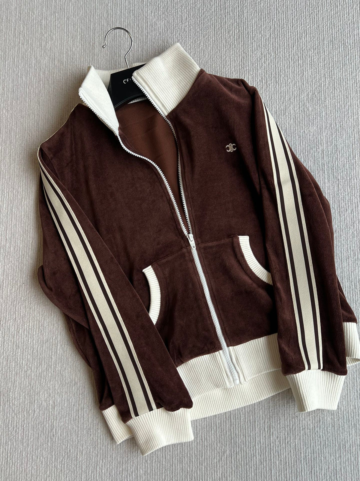 CELINE VELVET JACKET WITH ZIPPER 275634