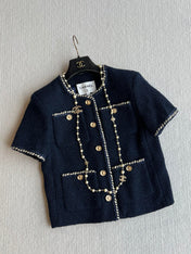 CHANEL SHORT-SLEEVE WOOL JACKET STYLE 29