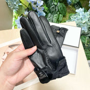 GLOVES IN BLACK LAMBSKIN 464983