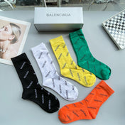 BALENCIAGA 26S CREW SOCKS 495709 (1 BOX)