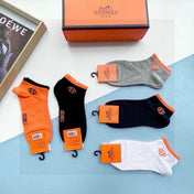 HERMES 26S ANKLE SOCKS 529104 (1 BOX)
