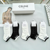 CELINE 26S ANKLE SOCKS 537941 (1 BOX)
