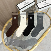 CHANEL 26S CREW SOCKS 410316 (1 BOX)