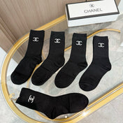 CHANEL 26S CREW SOCKS 412416 (1 BOX)