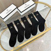 CHANEL 26S CREW SOCKS 412417 (1 BOX)
