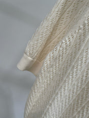 VALENTINO SHORT SLEEVE TOP WITH SEQUIN BOW 273160