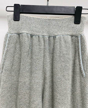 LORO PIANA 26S WIDE-LEG KNIT PANTS 856
