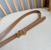 PRADA 25S BELT 15 MM IN BROWN CALFSKIN 571358