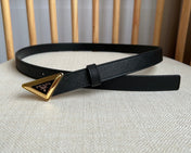 PRADA 25S BELT 20 MM IN BLACK CALFSKIN 571378