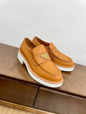 PRA CHOCOLATE LOAFERS BRONZE CALFSKIN