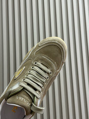 PRA TRAIL FADED SUEDE SNEAKERS LIGHT BROWN