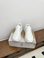 LOEWE 26S CLOUDTILT SNEAKER IN WHITE RECYCLED POLYESTER