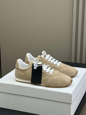 PRADA 25S SNEAKER IN BEIGE SUEDE STYLE 10
