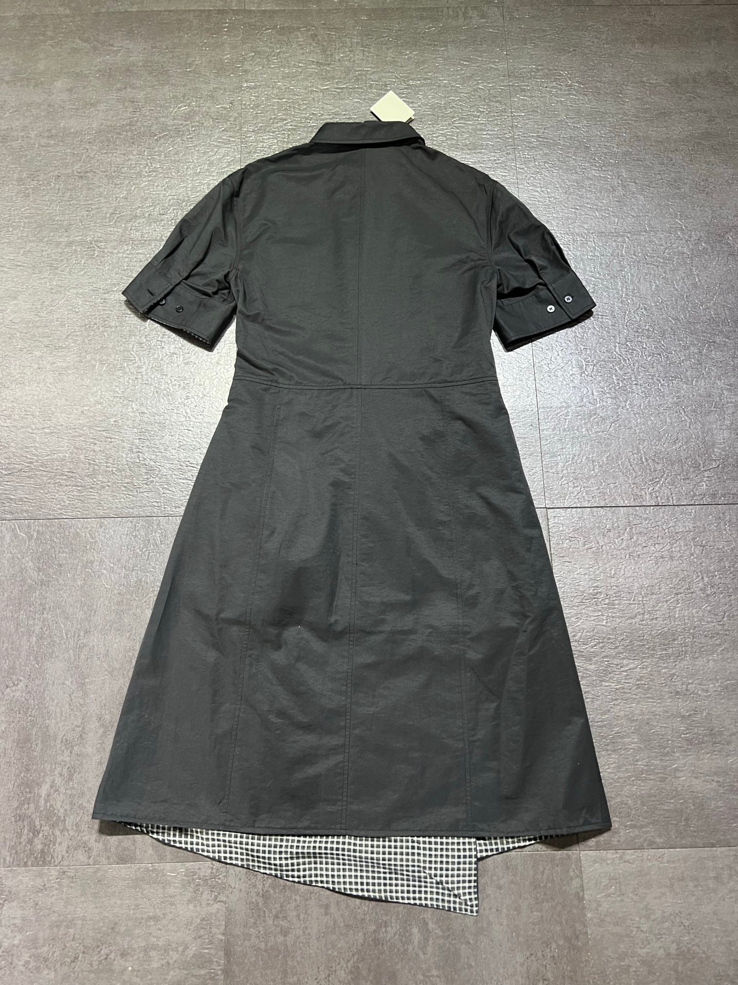 LOEWE 26S SHORT-SLEEVE COLLARED DRESS 592